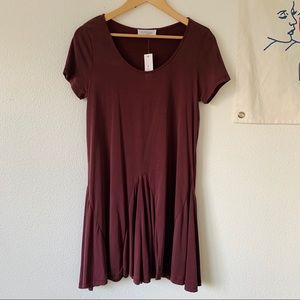 Wine Time Short Sleeve Dress sz L